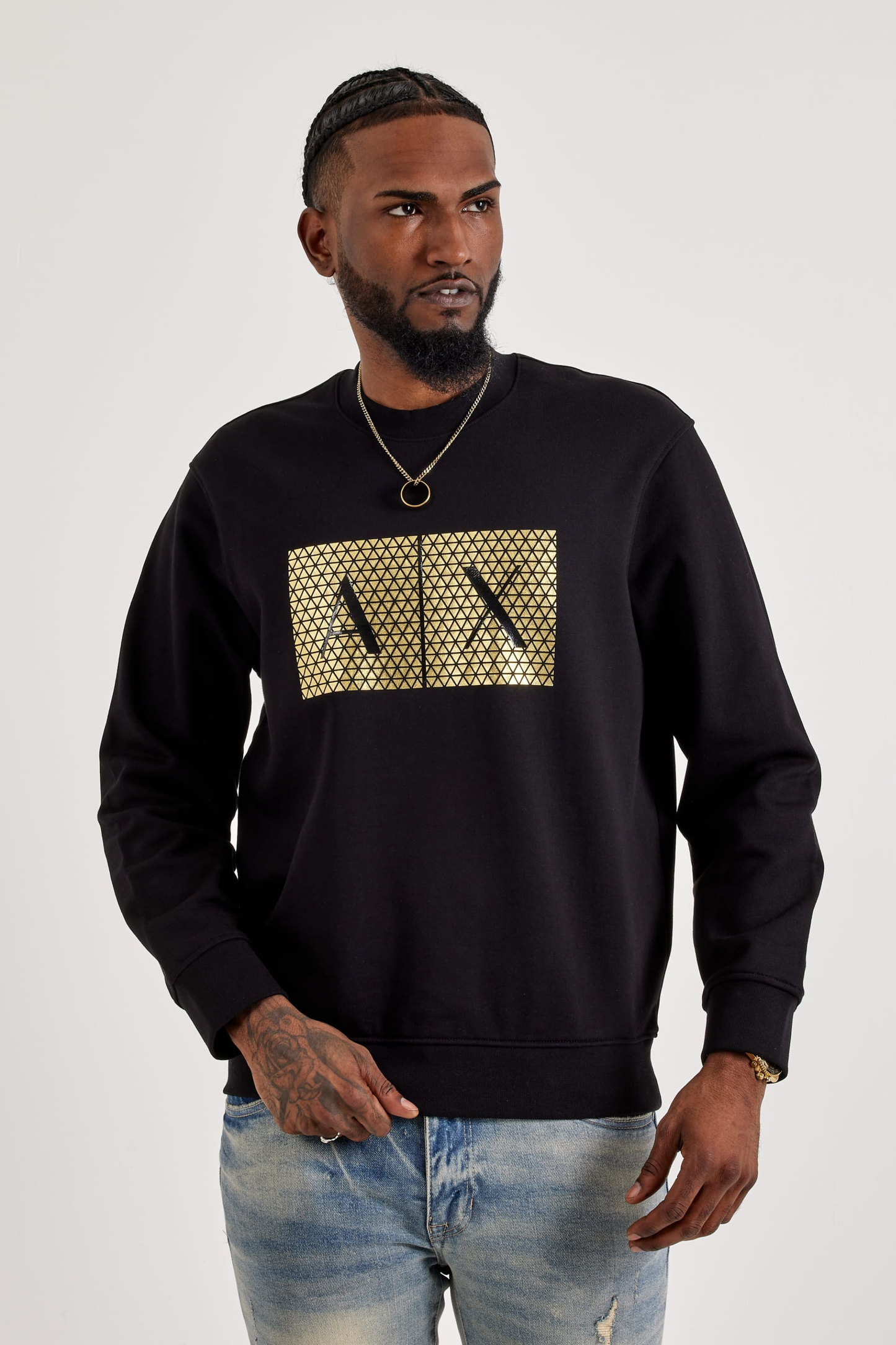 Buzo Armani Negro/Dorado