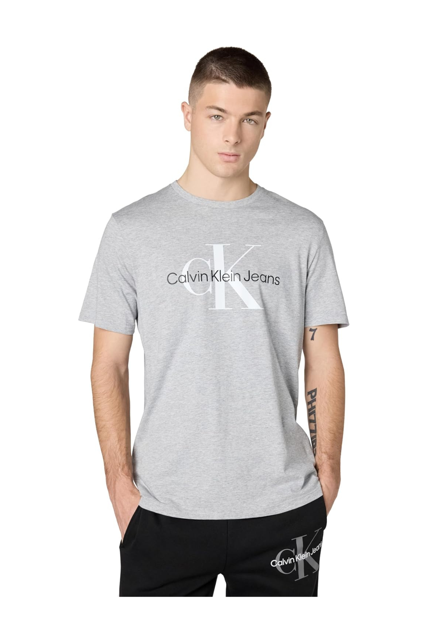 Remera Calvin Klein Gris